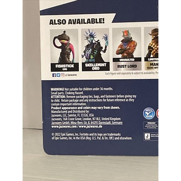 Fortnite Icebound Midas Black Ice Legends Figure Series 1 Number 258 NEW TARGET - Picture 9 of 11